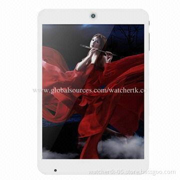 7.85-inch Quad-core 3G Tablet PC with IPS Screen/GPS/Bluetooth